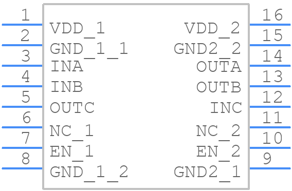 NSI8331W0-Q1SWR - NOVOSENSE - PCB symbol