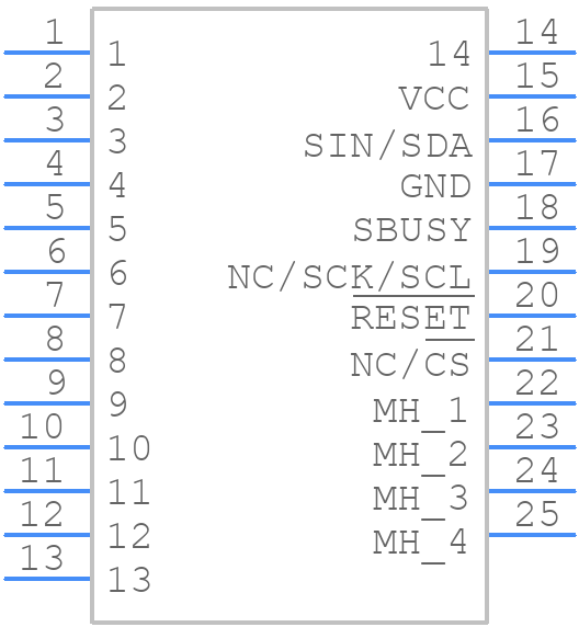 GU140X16G-7003D - Noritake - PCB symbol
