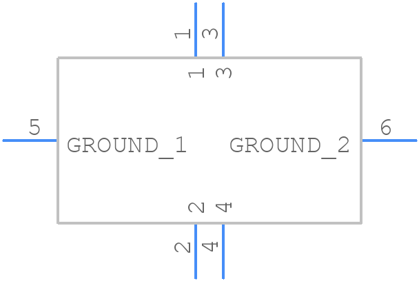 M8AS-04PFFP-SF8001 - Amphenol - PCB symbol
