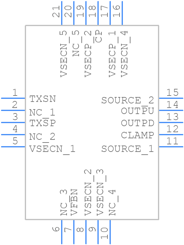 AHV85043K18ESTR - Allegro Microsystems - PCB symbol