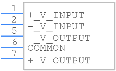 AM1D-0503DH40Z - aimtec - PCB symbol