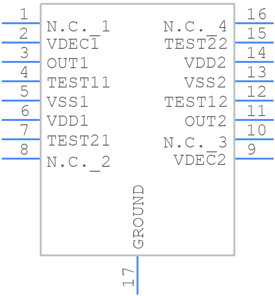 MLX90426GGO-BAB-630-SP - Melexis - PCB symbol