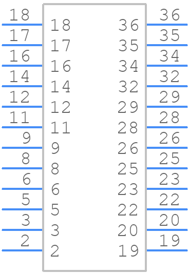 0437591001 - Molex - PCB symbol