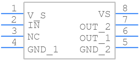 MIC4420YN - Rochester Electronics - PCB symbol