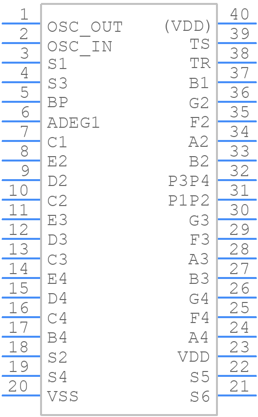 PCF1171CT - NXP - PCB symbol