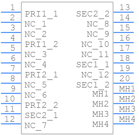 ST81799 - RS Pro - PCB symbol