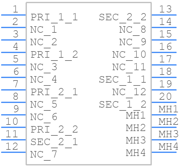 ST81802 - RS Pro - PCB symbol