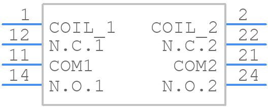 50.12.9.048.1000 - FINDER - PCB symbol