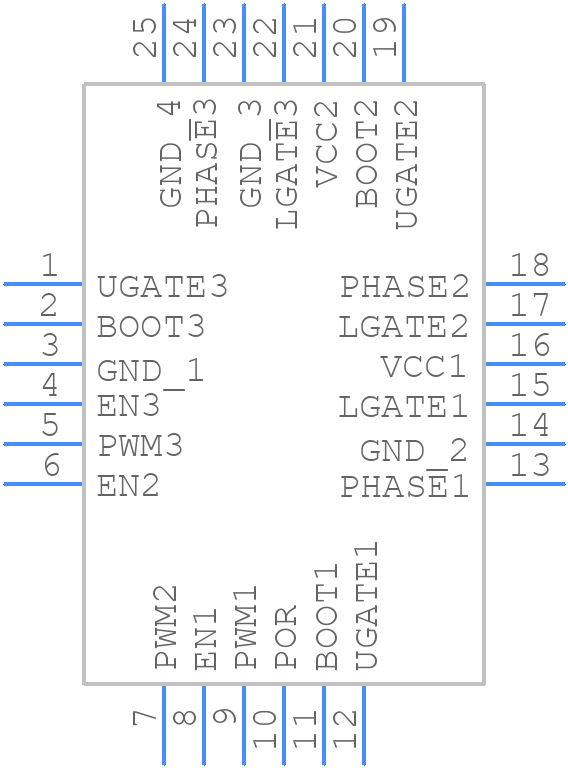RT9629AZQW - RICHTEK - PCB symbol