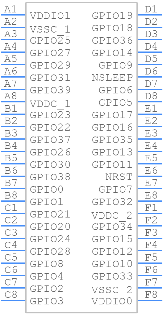 SLG47912C - Renesas Electronics - PCB symbol