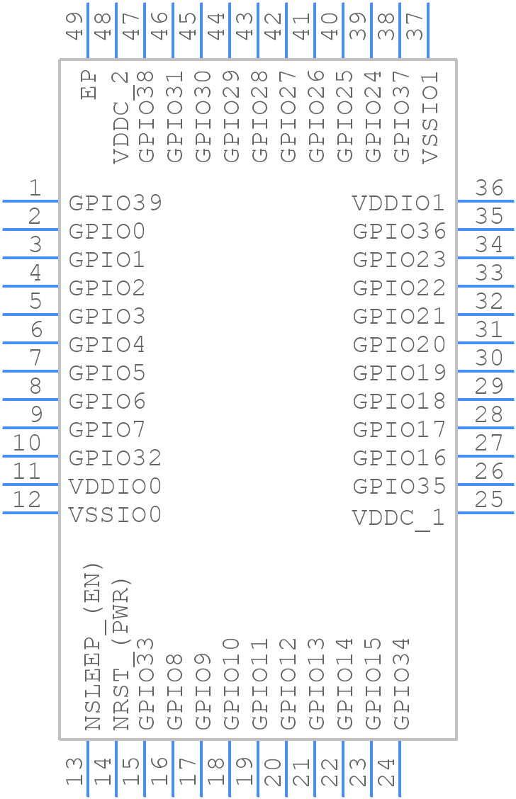 SLG47912V - Renesas Electronics - PCB symbol