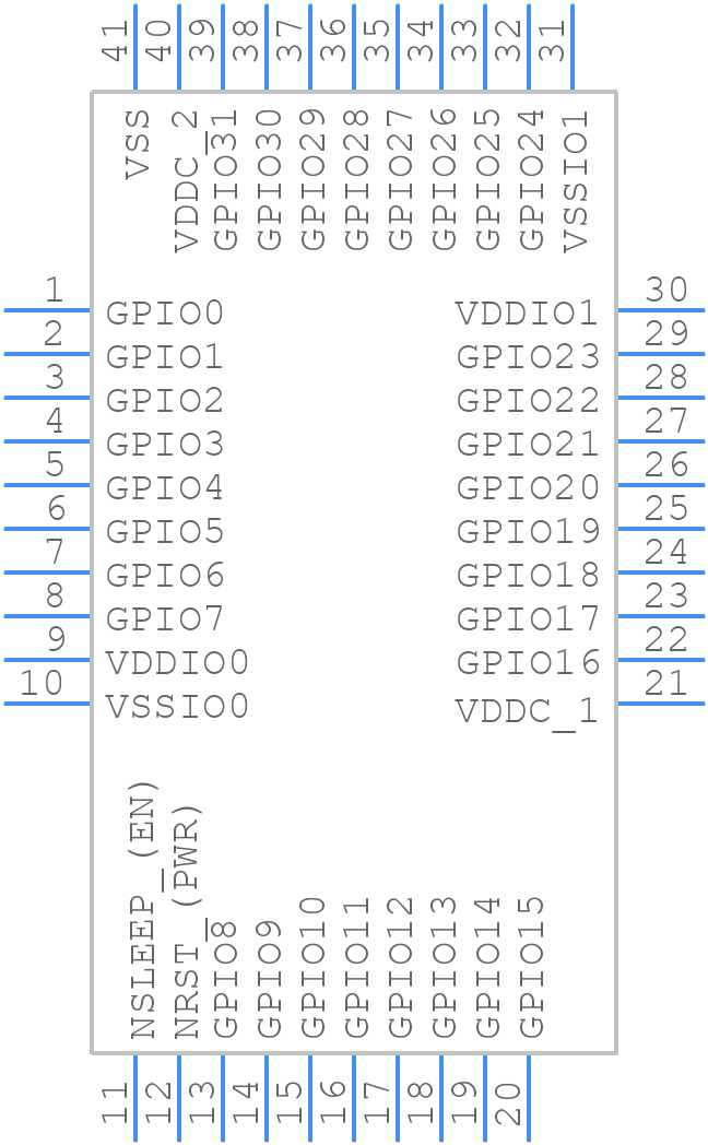 SLG47920V - Renesas Electronics - PCB symbol