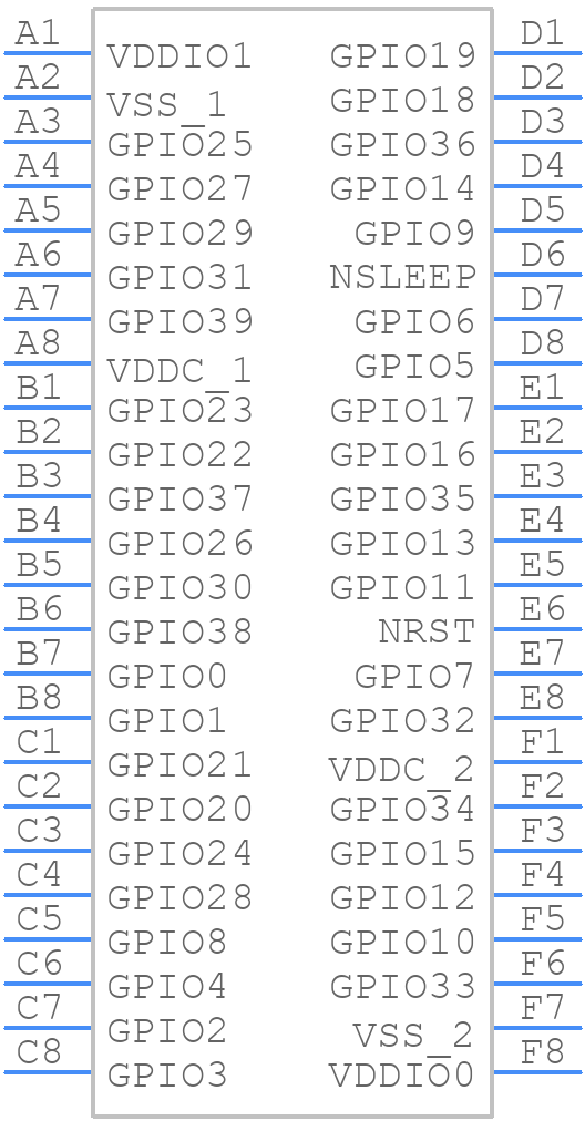 SLG47921C - Renesas Electronics - PCB symbol