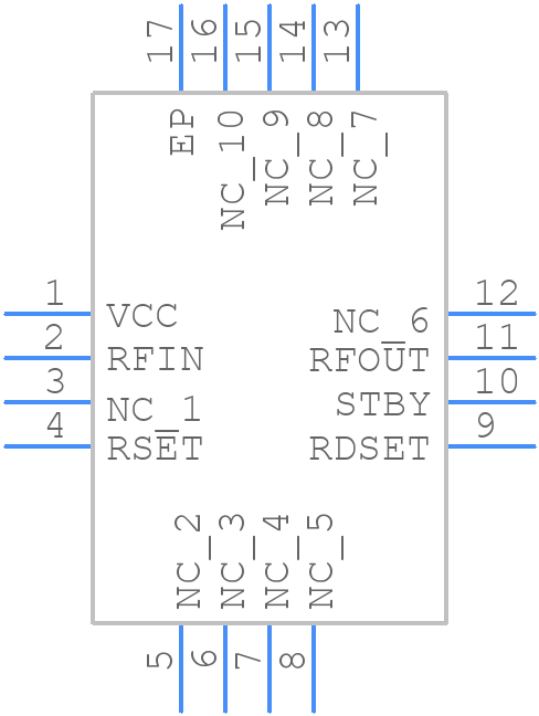 ISL74324M30RZ - Renesas Electronics - PCB symbol