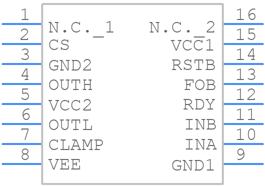 RAJ2930104AGM - Renesas Electronics - PCB symbol