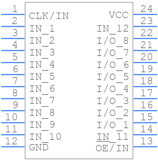 ATF20V8B-15PC - Microchip - PCB symbol