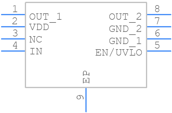 MIC44F19YMME - Microchip - PCB symbol