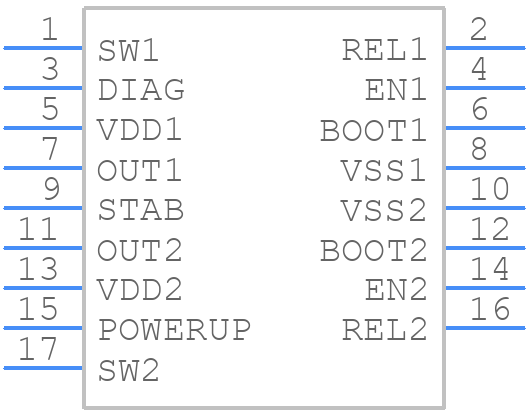 TDA8925J/N1,112 - NXP - PCB symbol