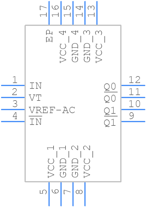 SY58606UMG - Microchip - PCB symbol