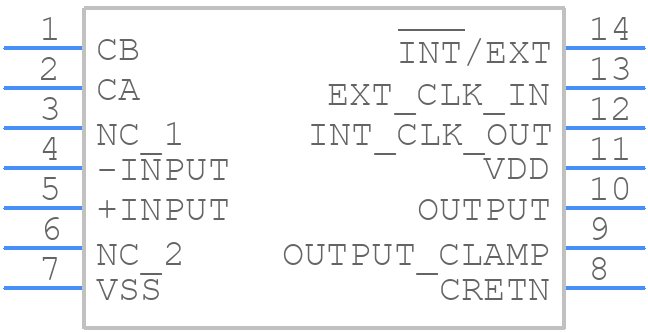 TC7650CPD - Microchip - PCB symbol
