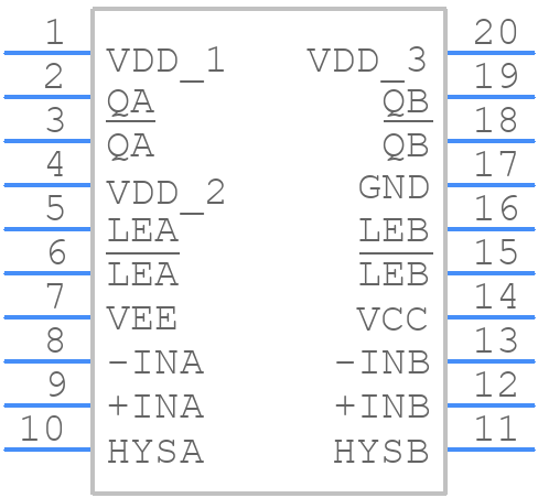 ADCMP562BRQZ - Analog Devices - PCB symbol
