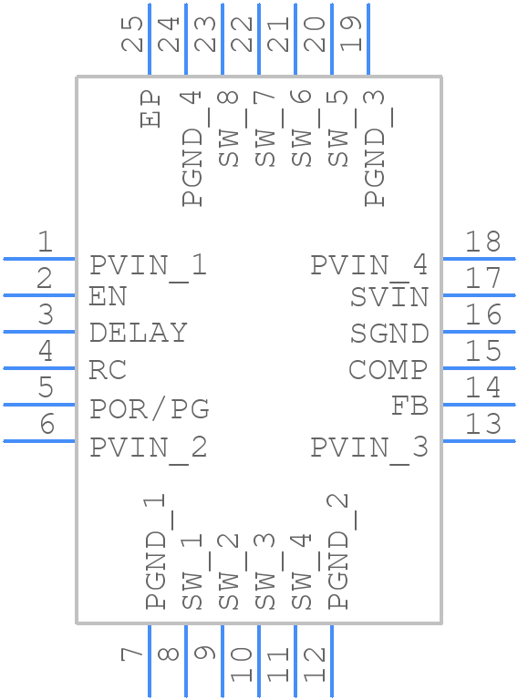 MIC22700YML TR - Microchip - PCB symbol