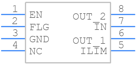 MIC2548A-2YMM - Microchip - PCB symbol