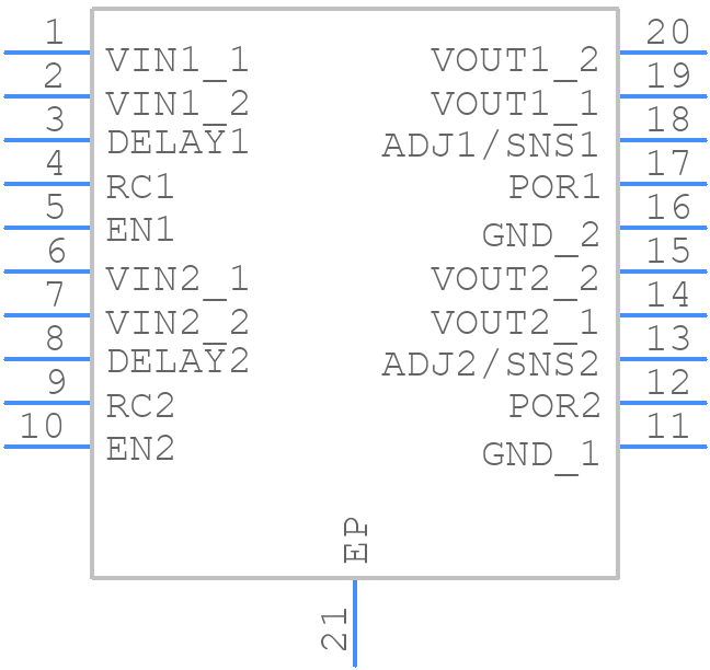 MIC68220YML TR - Microchip - PCB symbol