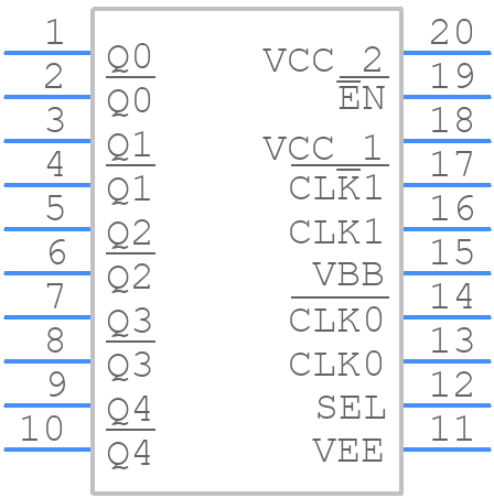 SY100EP14UK4G - Microchip - PCB symbol
