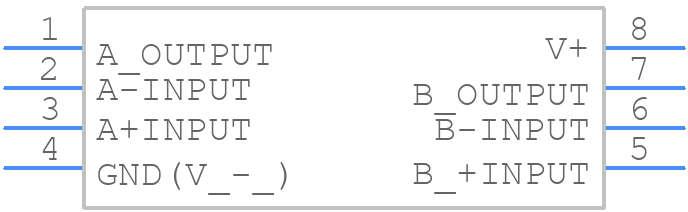 NJM13404M - New Japan Radio - PCB symbol