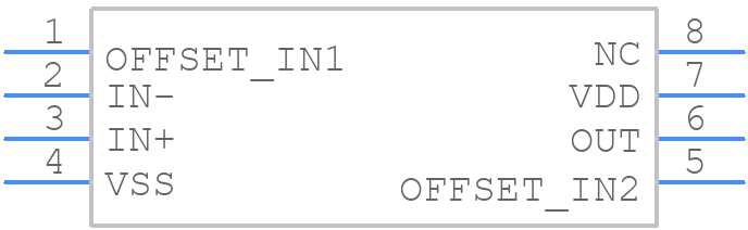 NJU7031D - Nisshinbo - PCB symbol