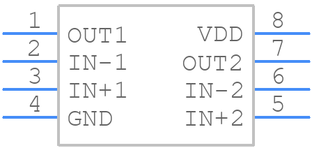 NJU7052M - Nisshinbo - PCB symbol