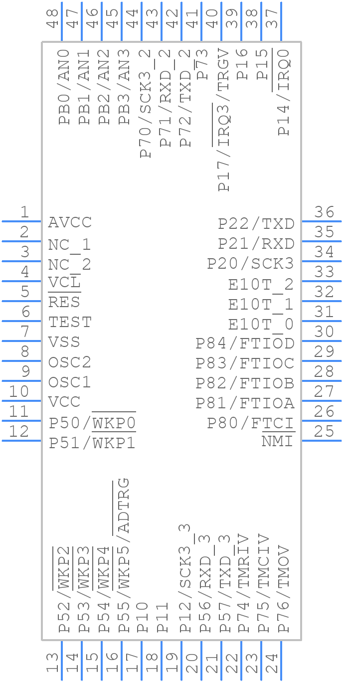 DF36014FXV - Renesas Electronics - PCB symbol