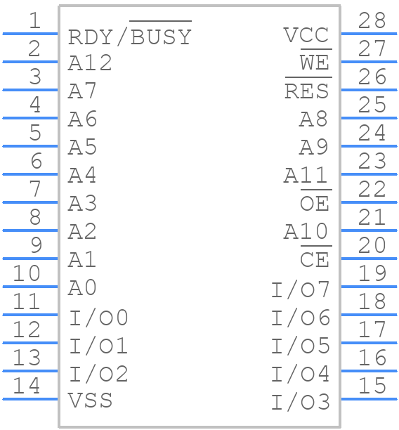 HN58V66AP10E - Renesas Electronics - PCB symbol