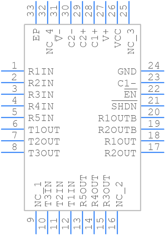ISL4241EIRZ - Renesas Electronics - PCB symbol