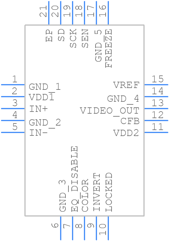 ISL59603IRZ - Renesas Electronics - PCB symbol