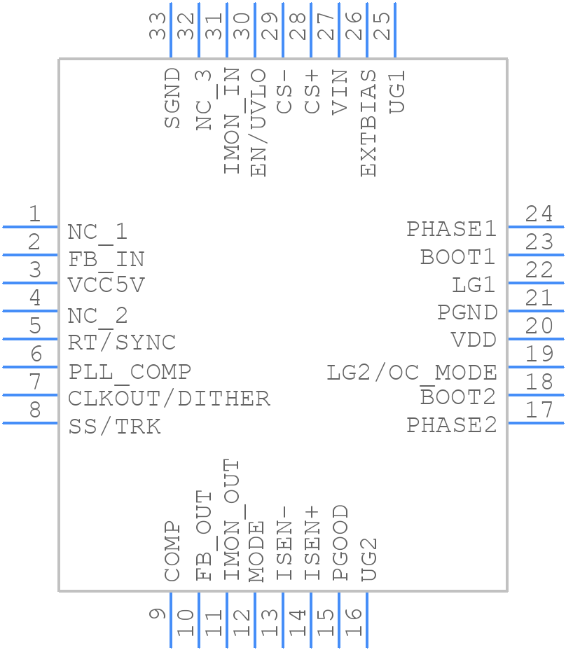 ISL81401FRZ-T7A - Renesas Electronics - PCB symbol