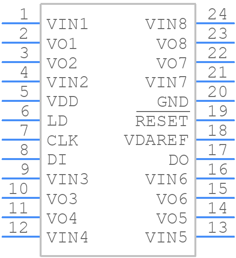 M62363FP#DF0G - Renesas Electronics - PCB symbol