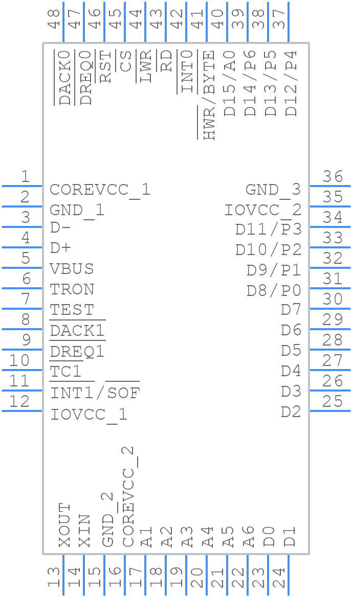 M66291GP#RB0S - Renesas Electronics - PCB symbol