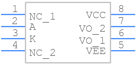 PS9505-AX - Renesas Electronics - PCB symbol
