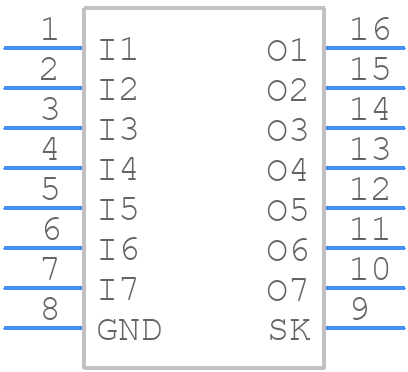 UPA2003GR-A - Renesas Electronics - PCB symbol