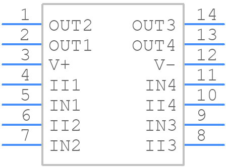 UPC339C-A - Renesas Electronics - PCB symbol