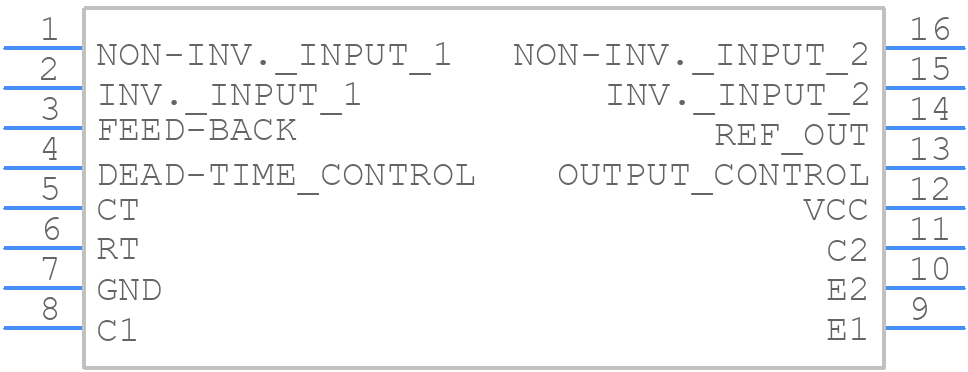 UPC494GS-A - Renesas Electronics - PCB symbol
