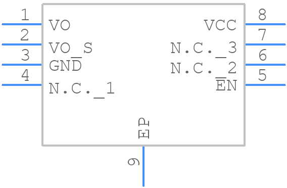 BD33IC0MEFJ-CE2 - ROHM Semiconductor - PCB symbol