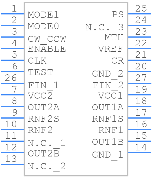 BD60223FP-E2 - ROHM Semiconductor - PCB symbol