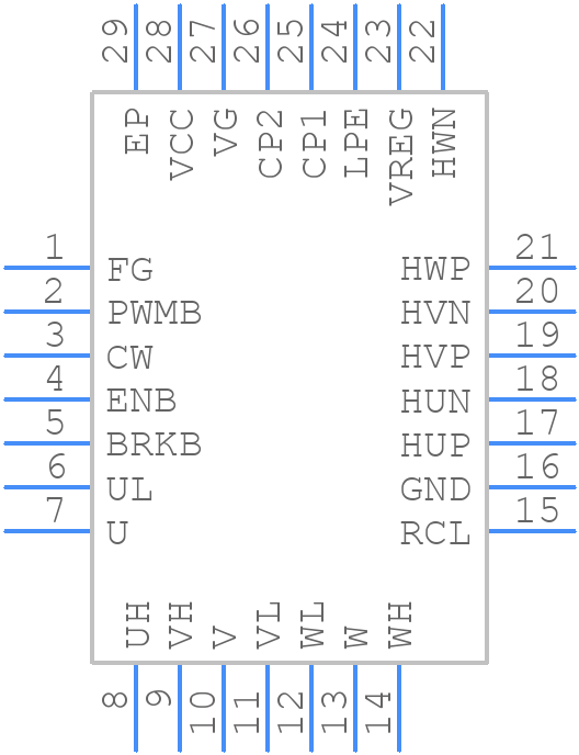 BD63002AMUV-E2 - ROHM Semiconductor - PCB symbol