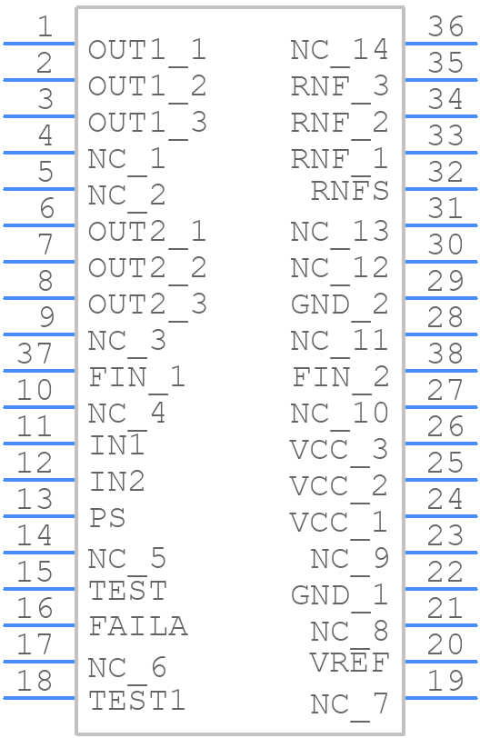 BD63150AFM-E2 - ROHM Semiconductor - PCB symbol