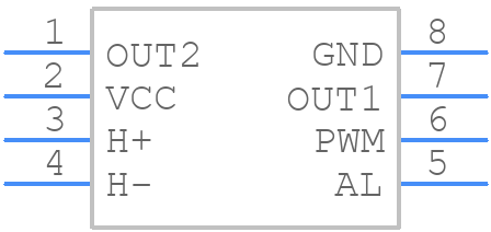 BD6964F-E2 - ROHM Semiconductor - PCB symbol
