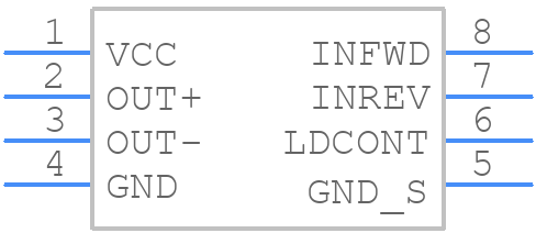 BD7931F-E2 - ROHM Semiconductor - PCB symbol