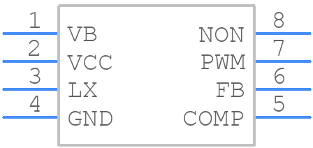 BD9227F-E2 - ROHM Semiconductor - PCB symbol